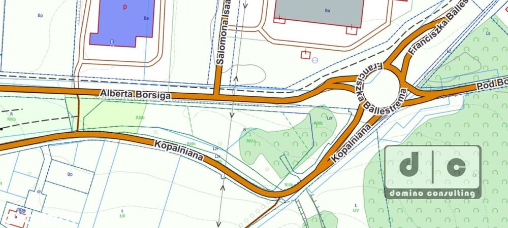 Różne działki Inwestycyjne w Zabrzu obok KSSE, ul. Kopalniana.