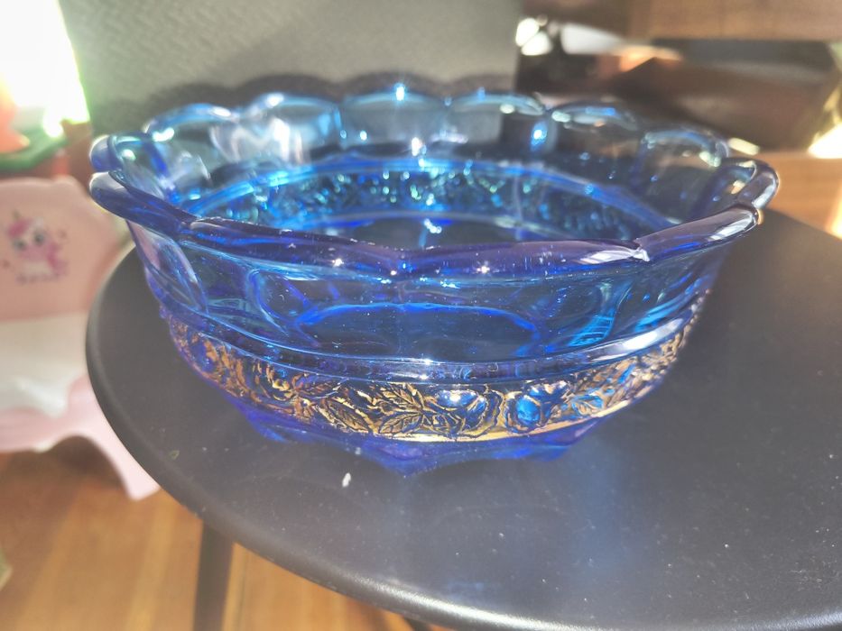 Stara misa art Deco niebieska