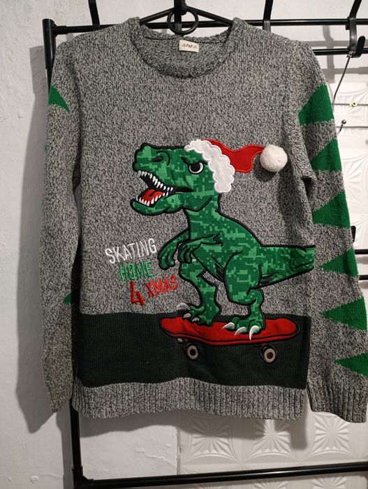 Новогодний свитер для мальчика 10-14 лет