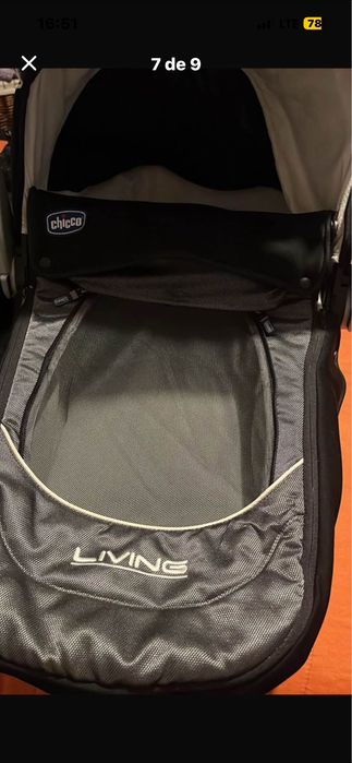 Trio Chico com mala, 2 isofix e adaptadores
