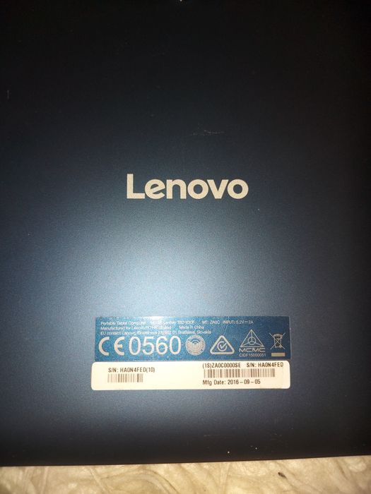 Tablet lenovo + zasilacz