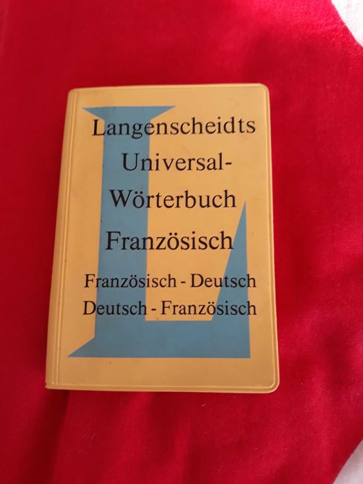 Słowniczek kieszonkowy niemiecko- francuski