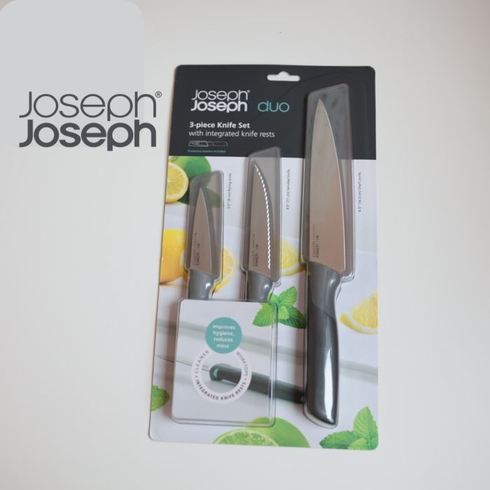 Набір ножів кухонних Joseph Joseph Duo 3 шт.