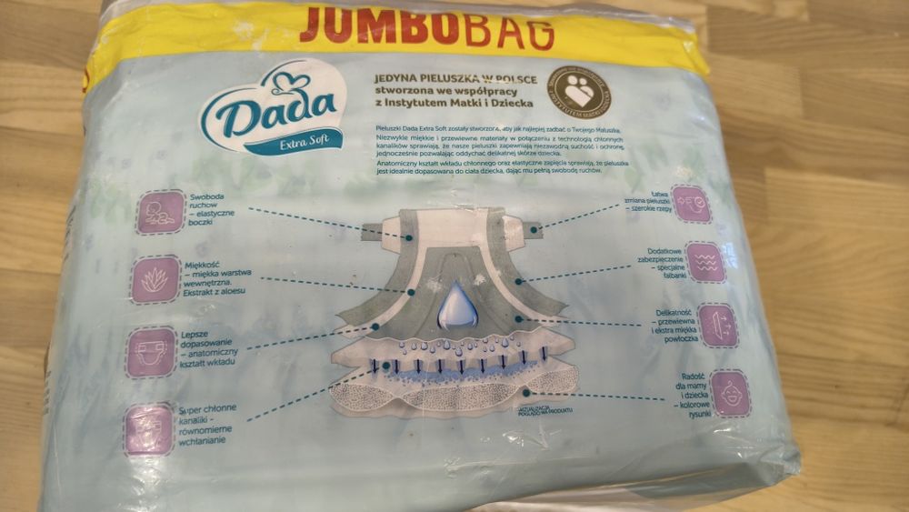 Pampers pieluchy jednorazowe Dada 4 82 szt. 7-16 kg