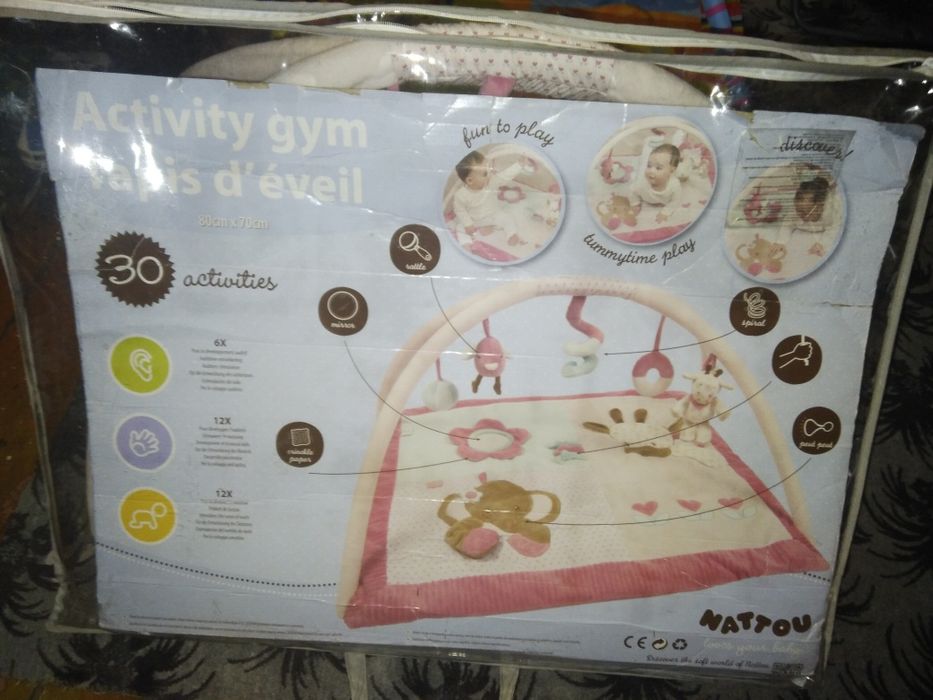 Коврик Nattou развивающий+ бонус