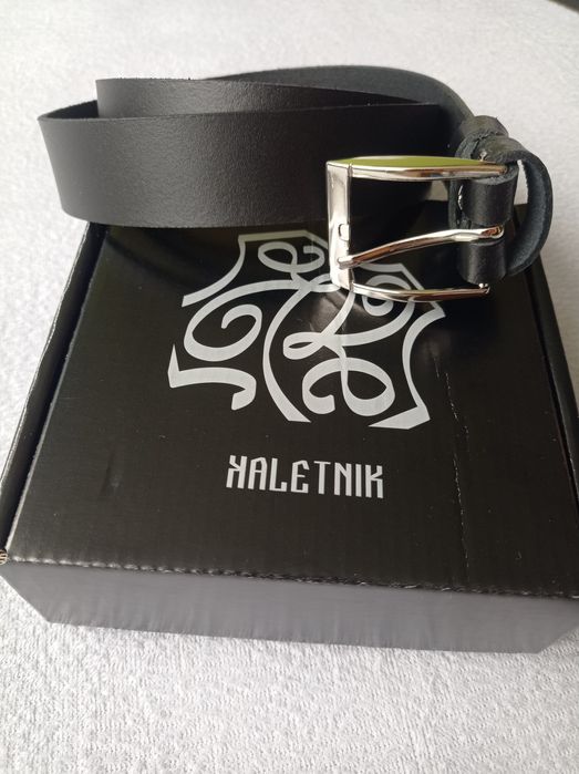 Nowy Skórzany pasek męski Kaletnik Skóra naturalna Polski