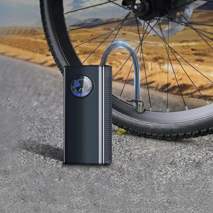 Потужний автомобільний акумуляторний компресор CHARGE PUMP 002