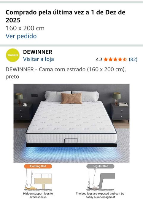 cama metal 160 x 200