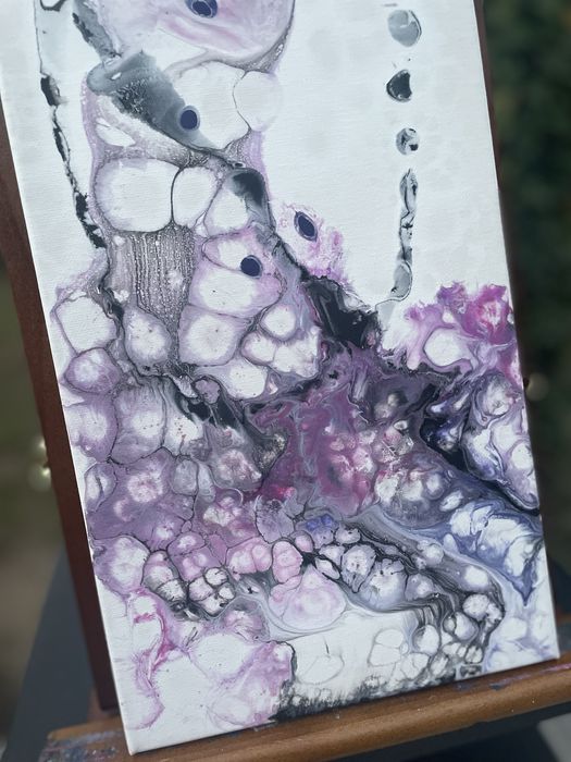 Malowany obraz akrylowy 20x60