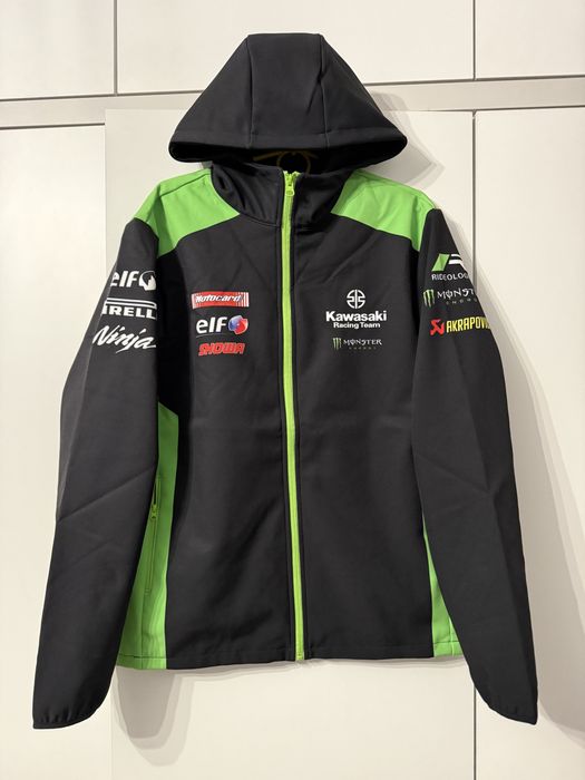 Softshell Bluza Kurtka (Kawasaki Racing Team)(cross,quad,enduro,mtb)