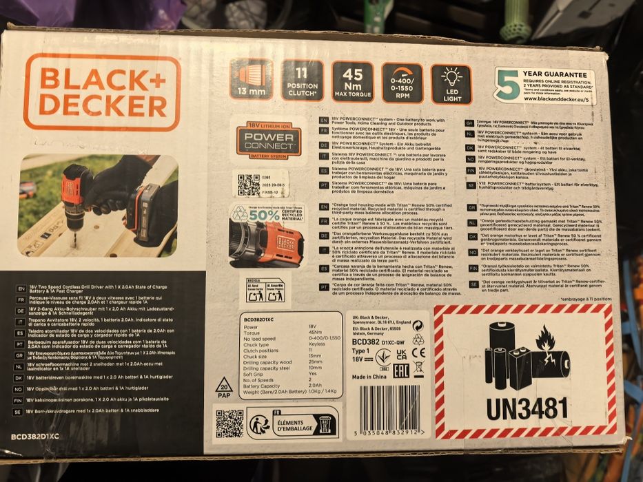 Wkrętarka black&decer 18V