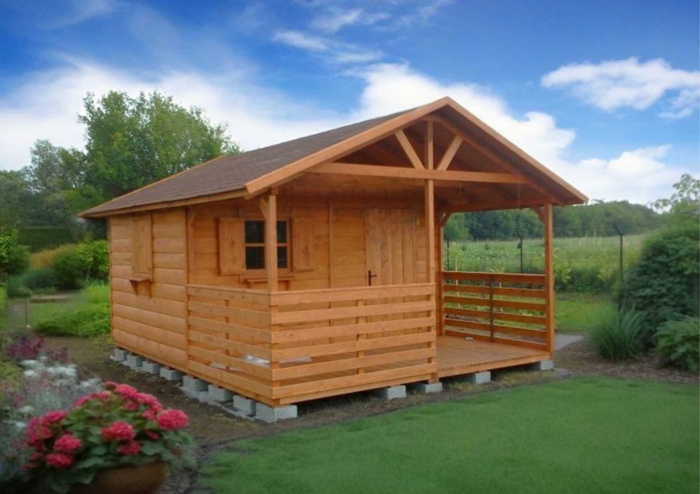 Altana Domek drewniany rekreacyjny letniskowy na działkę ROD (Kraków R