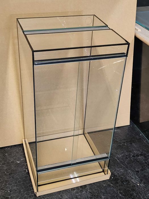 terrarium szklane 40x40x80 h Cubepoint