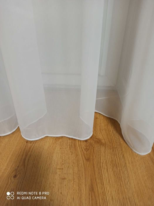 Firanka biała 500cmx240cm nowa