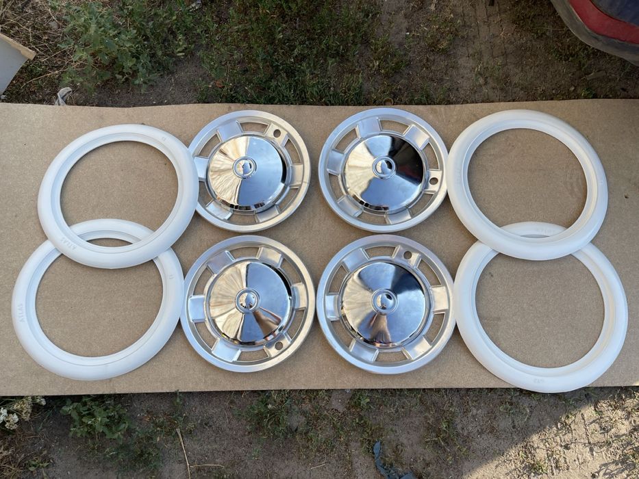 Колпаки москвич  408. 412 хром