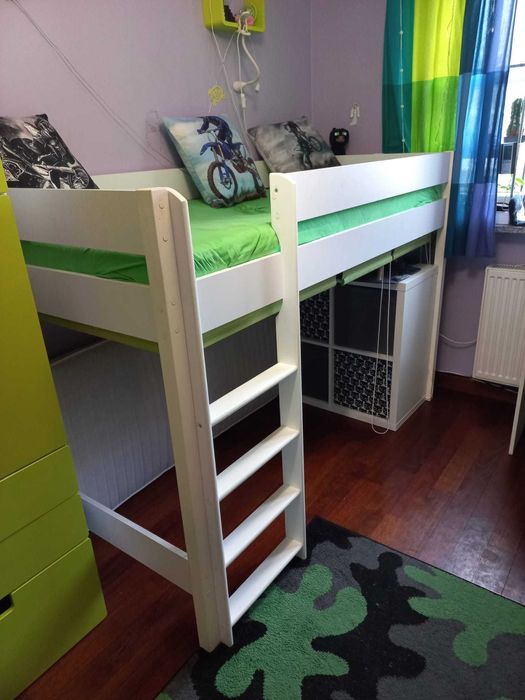 Łóżeczko łóżko z antresolą 180x80 dziecięce