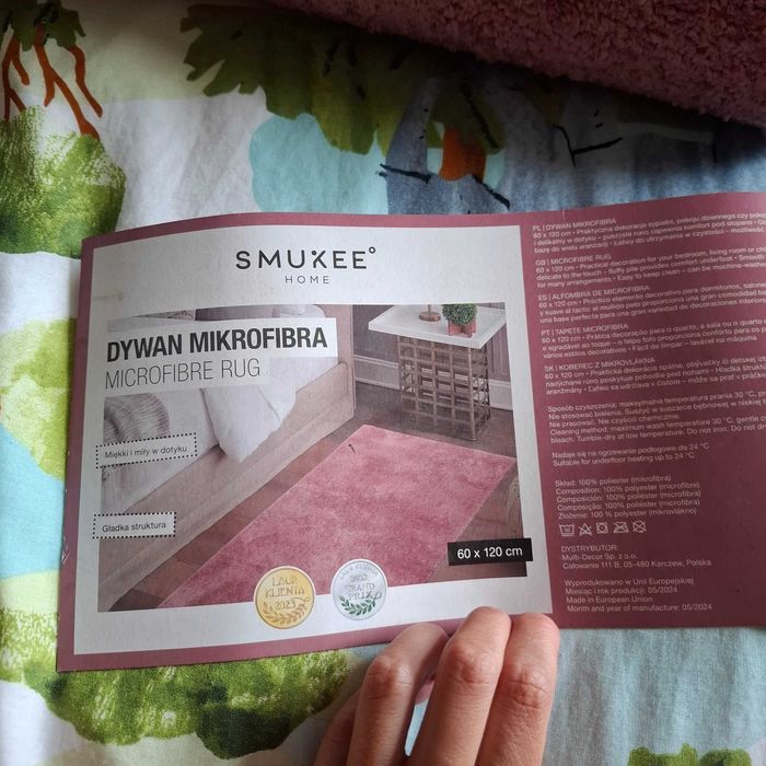 Smukee Dywan mikrofibra 60x120