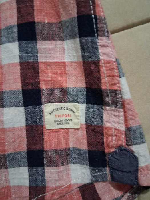 Camisa xadrez Tiffosi