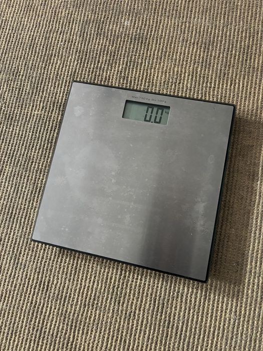 Balanca digital em aço inoxidável,30x30 cm