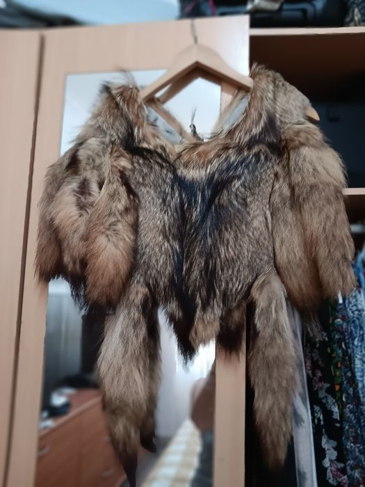 Estola/cobre ombros de pelo natural raposa