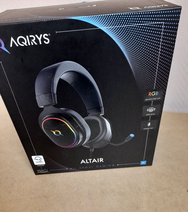 Игровые проводные Наушники Aqirys Altair Black