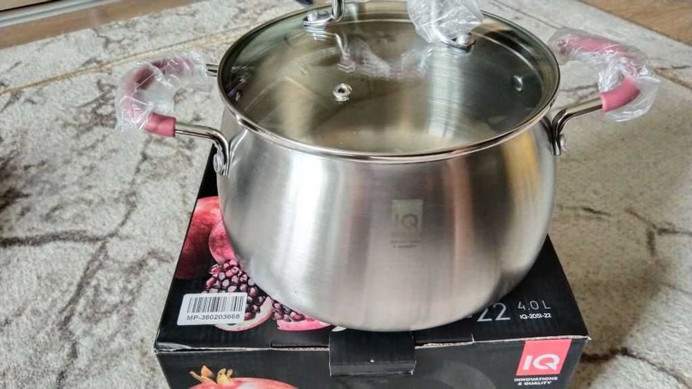 Каструля з кришкою IQ Be Royal 22 см 4.0 л