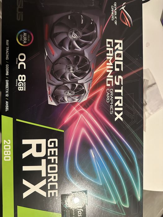 RTX 2080 rog strix 8GB