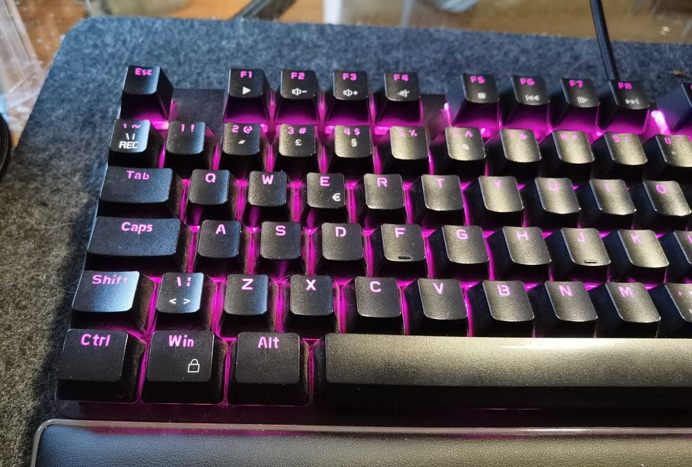 Teclado Gamer Mars Gaming - Preto e Azul
