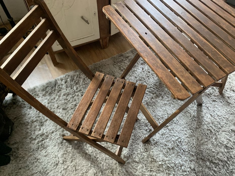 Conjunto mesa e 2 cadeiras jardim