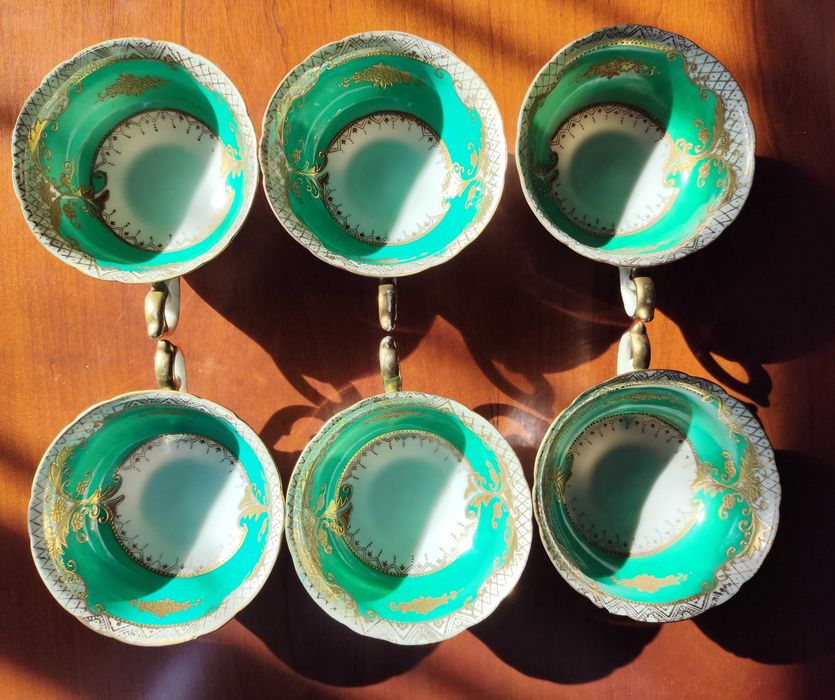 6 chávenas de chá  em porcelana japonesa Chugai Foreign
