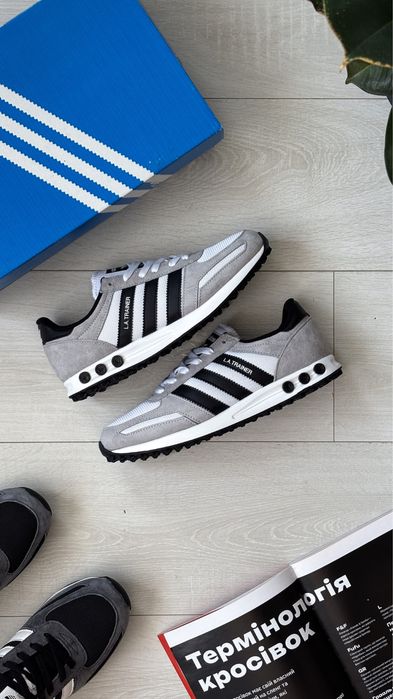41-45 р кросівки Adidas LA Trainer OG Light Grey