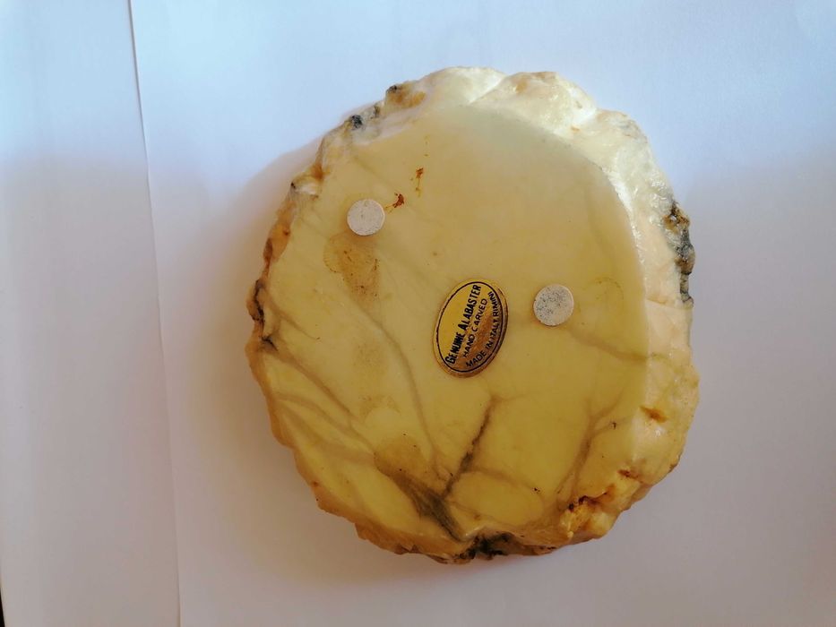 Cinzeiro antigo Alabaster Genoine Itália