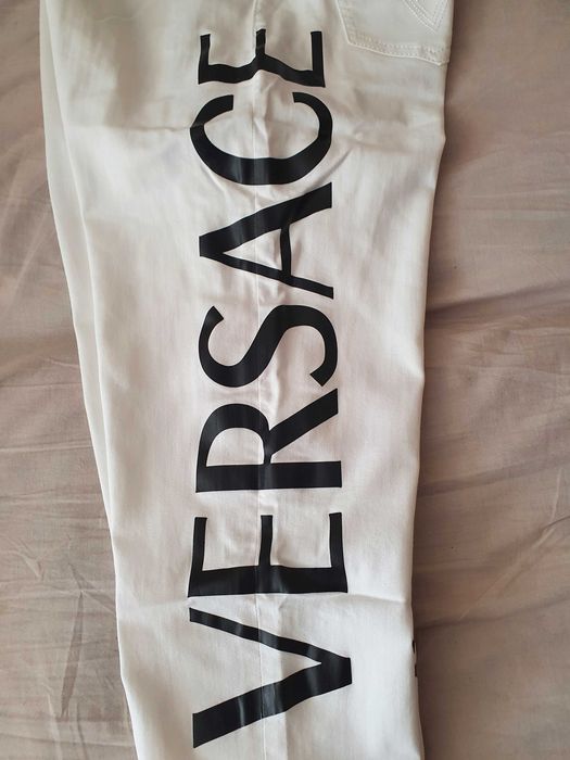 NOWE spodnie jeansowe Versace jeansy damskie 30 meduza grecka sztos