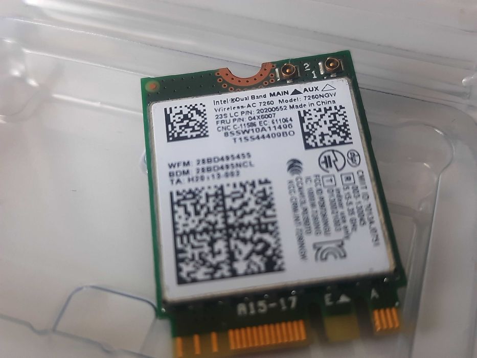 867Mbps Wi-Fi модуль Intel 7260 HMW M.2 (NGFF) + Bluetooth