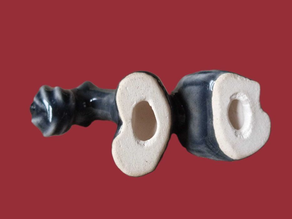 Porcelana figurka pies KUKA W. Rydz PRL kerry blue terrier