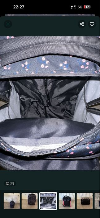 Mochila escolar ou viagem com rodinhas troley