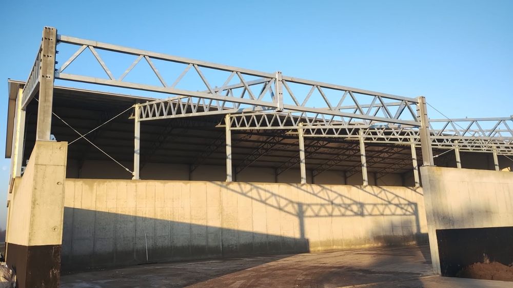 Kratownice ocynkowana 10.38m magazyn wiata zadaszenie garaż hala