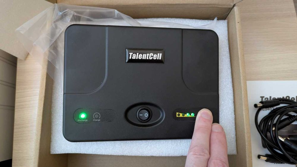 ДБЖ TalentCell Mini UPS 38400/12800mAh для роутера 5/9/12/15/19/24V DC