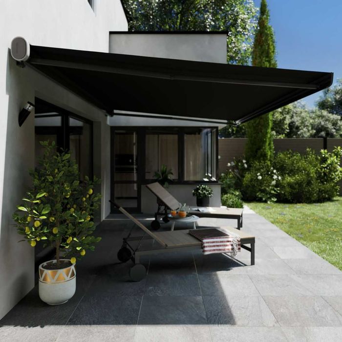 NOWA Markiza tarasowa z napędem elektr. 500 x 350 antracytowa , kaseta