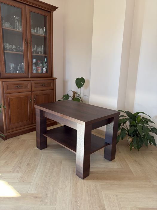 Ława / stolik kawowy L27 90x60 cm – orzech ciemny, jak nowa
