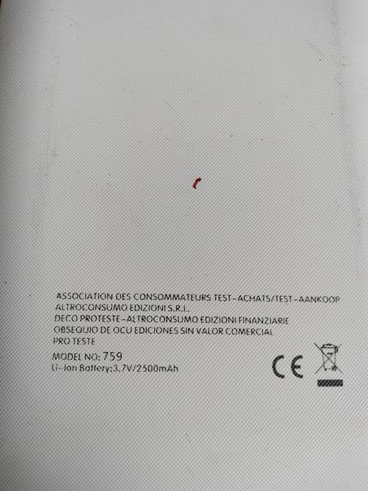 Tablet modelo 759 (Ler descrição)