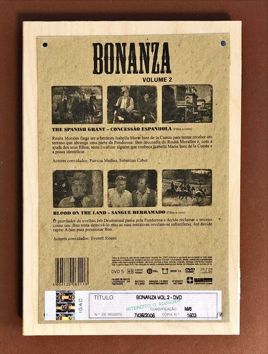 SÉRIE DVD [26€ cada] Clássicas Bonanza Família Forsyte