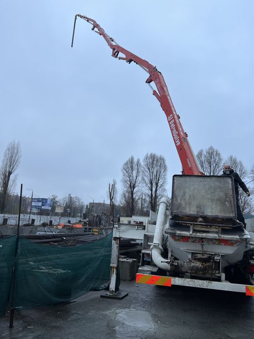 Послуги бетононасоса стріловий бетононасос 33м стреловой бетононасос