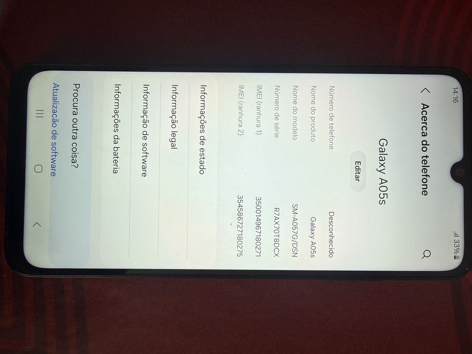 Vendo samsung A05S