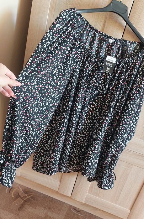 Bluzka tunika ozdobny rękaw Pep&Co XXL 44 Nowa