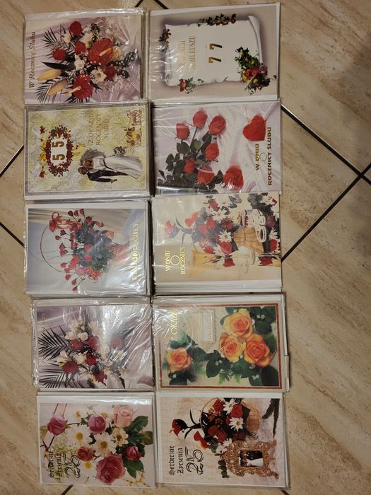 Kartki na rocznice slubu duzo