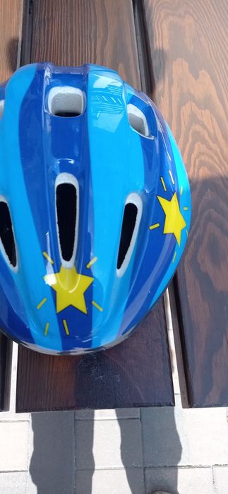 Kask rowerowy.niebieski
