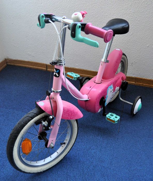 Bicicleta BTWIN criança 3 - 7 anos, roda 14", c/ rodinhas. Setúbal