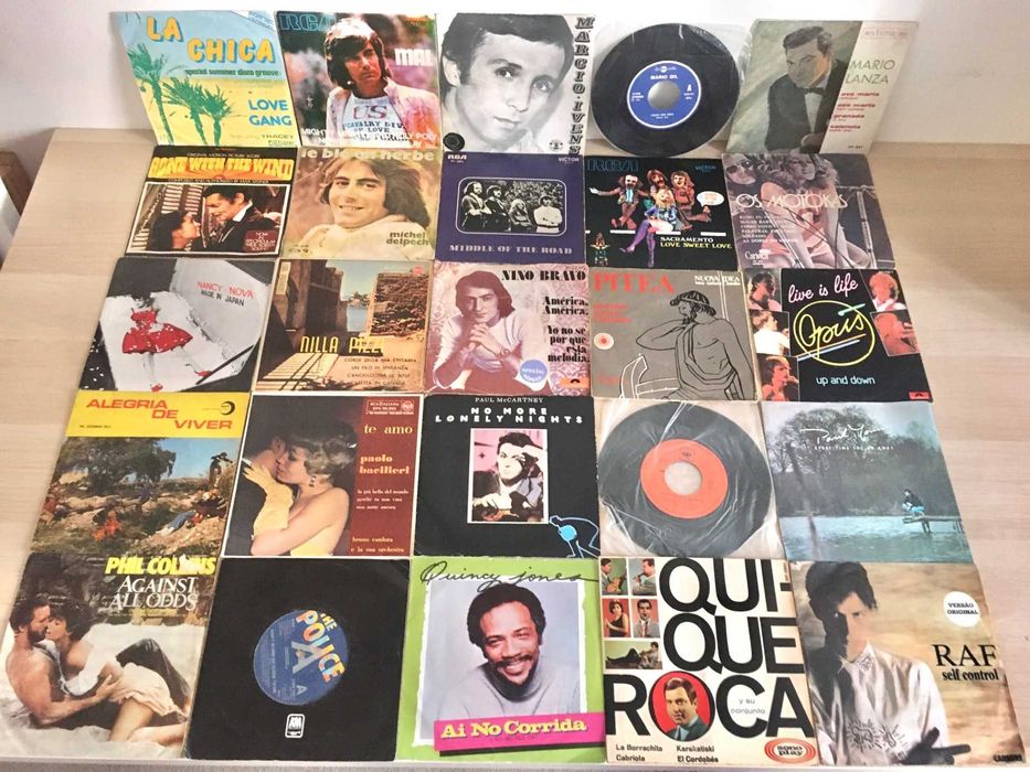 Discos de vinil singles - 2€ cada