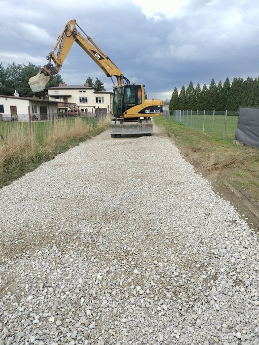 Kruszywa drogowe ziemia piasek gruz budowlany utwardzanie terenu